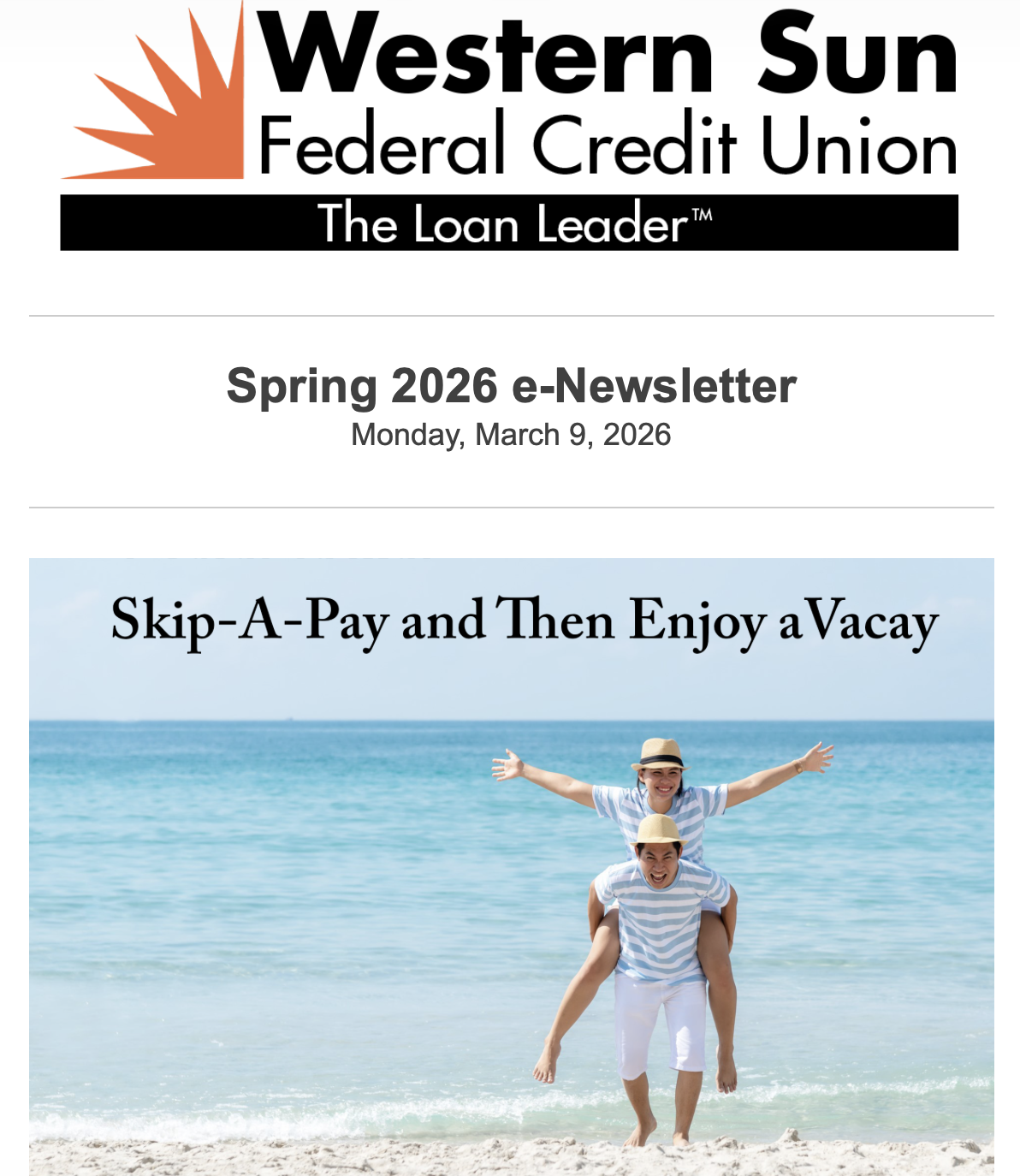 Newsletter Cover Photo